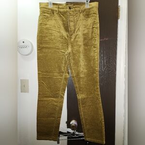LOFT Mustard Yellow Corduroy Pants